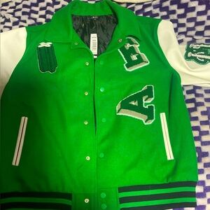 Unisex Collar-neck Varsity Jacket